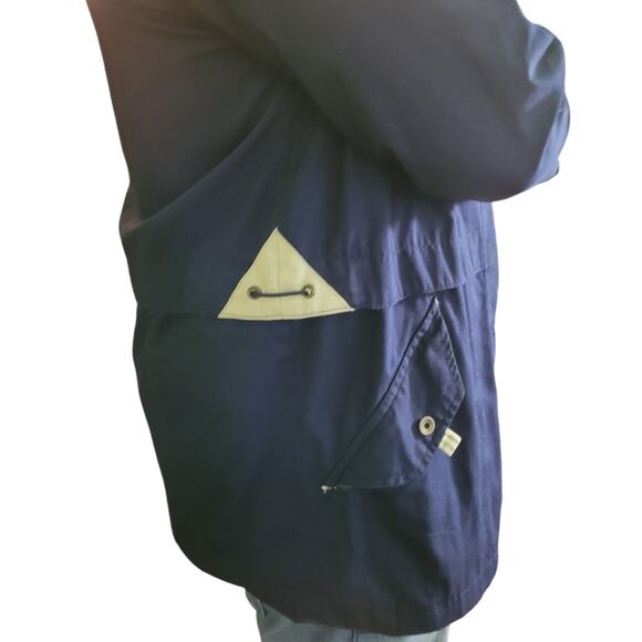 Vintage 80s IZ Sport Lightweight Jacket Men's Medium Blokecore Retro Minimalist - Picture 2 of 10